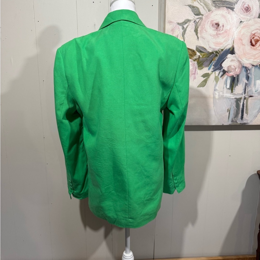 Anthropologie Farm Rio Lyocell and Cotton blend Oversized Blazer - Picture 8 of 12